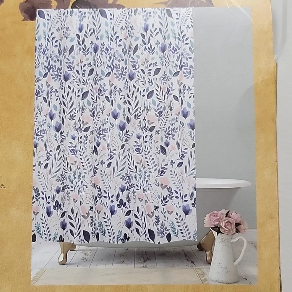 Be BATH essentials Printed Shower Curtain 70